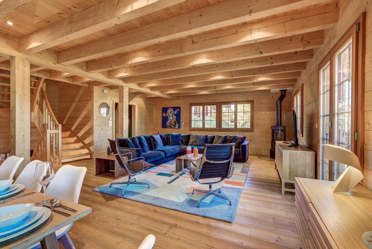 Chalet Le Chapeau La Tzoumaz Zewnętrze zdjęcie