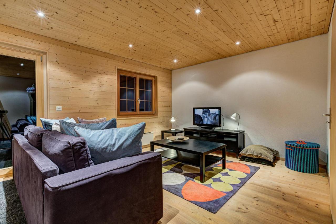 Chalet Le Chapeau La Tzoumaz Zewnętrze zdjęcie