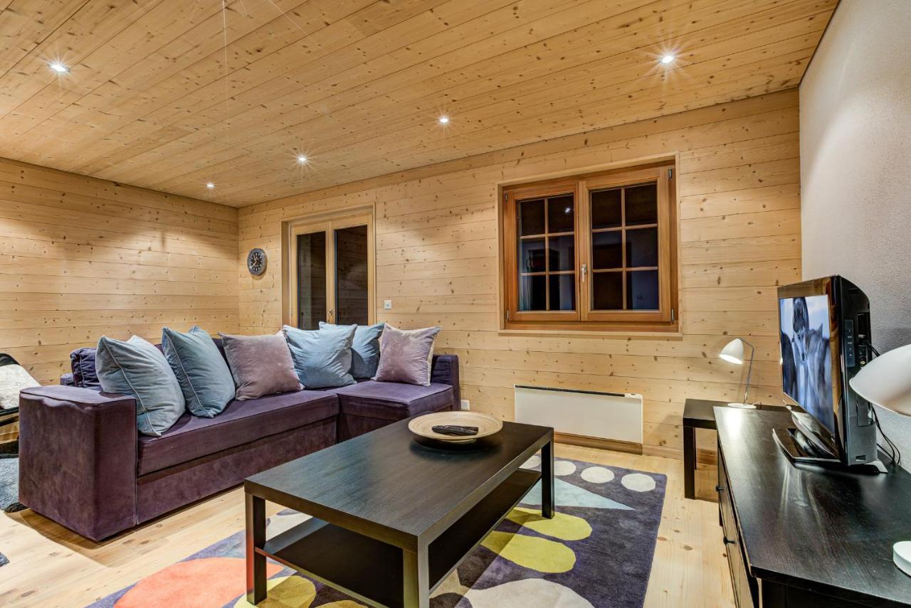 Chalet Le Chapeau La Tzoumaz Zewnętrze zdjęcie
