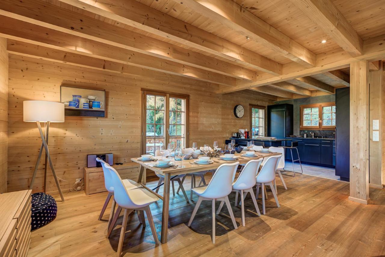 Chalet Le Chapeau La Tzoumaz Zewnętrze zdjęcie