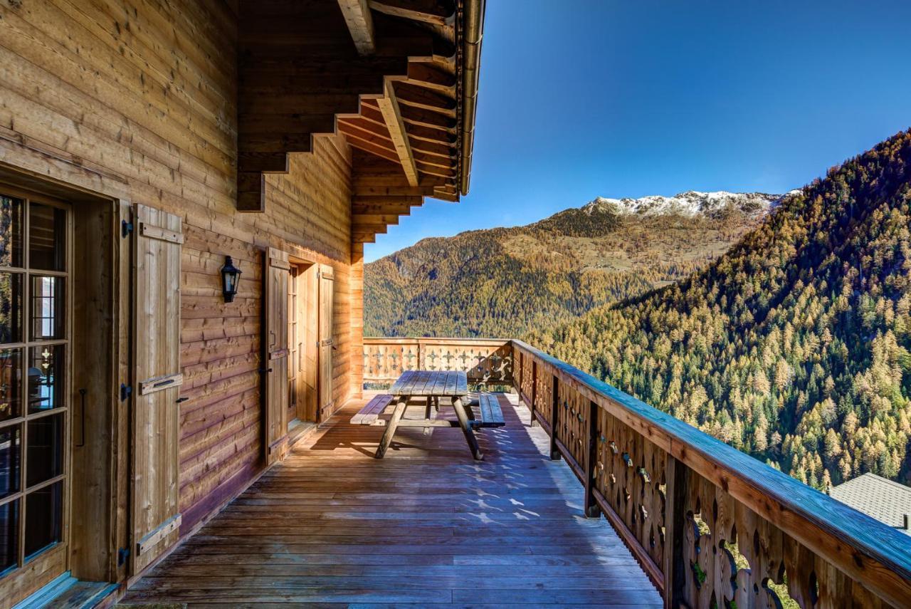 Chalet Le Chapeau La Tzoumaz Zewnętrze zdjęcie