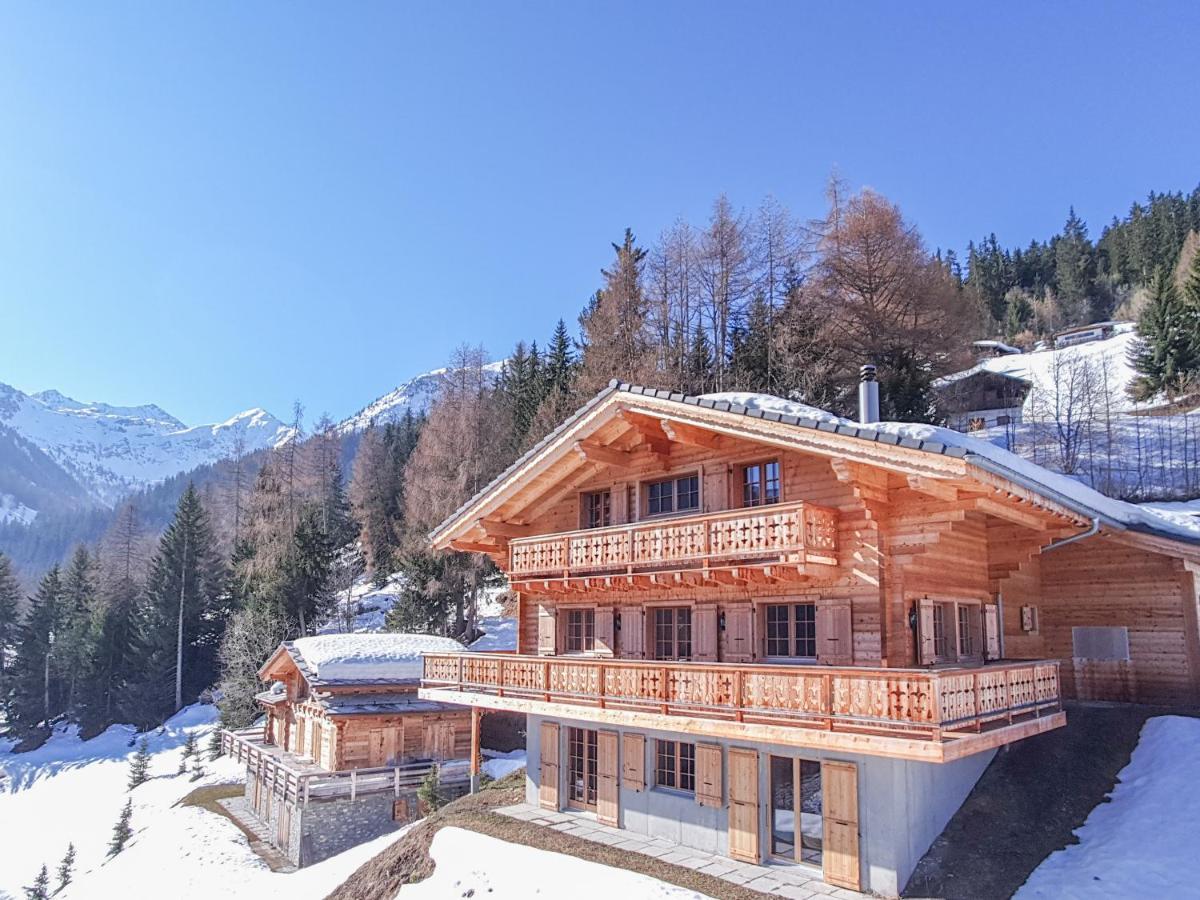 Chalet Le Chapeau La Tzoumaz Zewnętrze zdjęcie