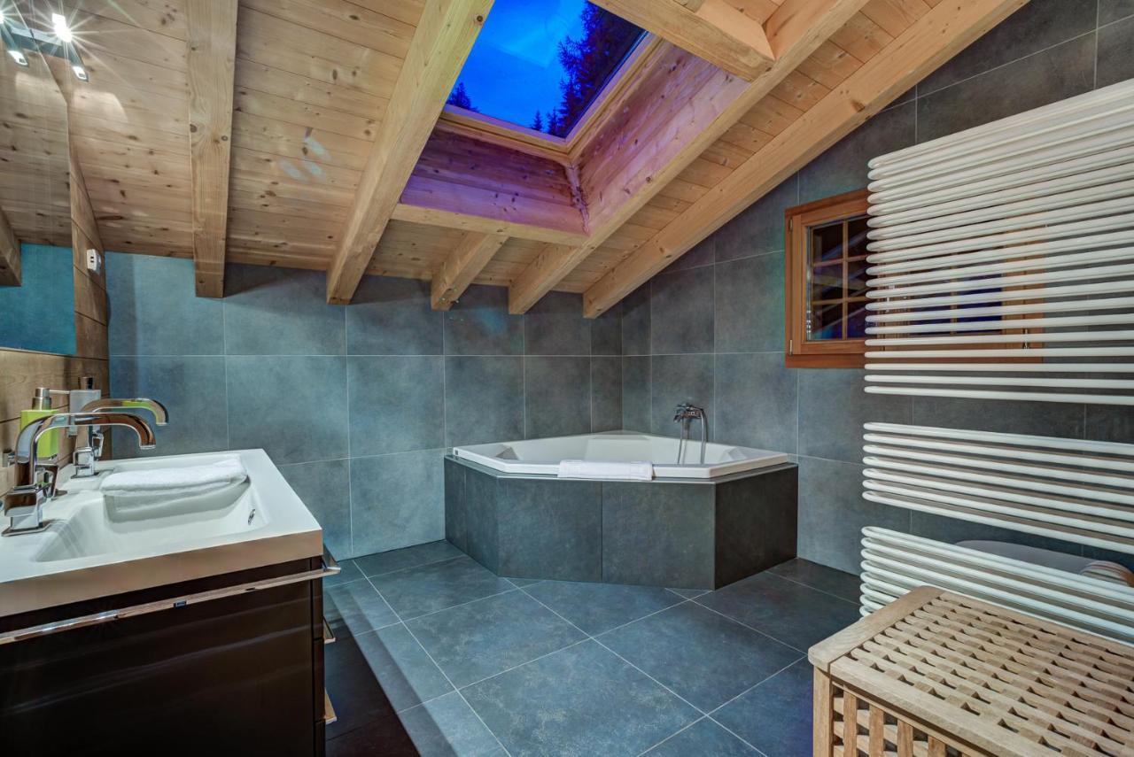 Chalet Le Chapeau La Tzoumaz Zewnętrze zdjęcie